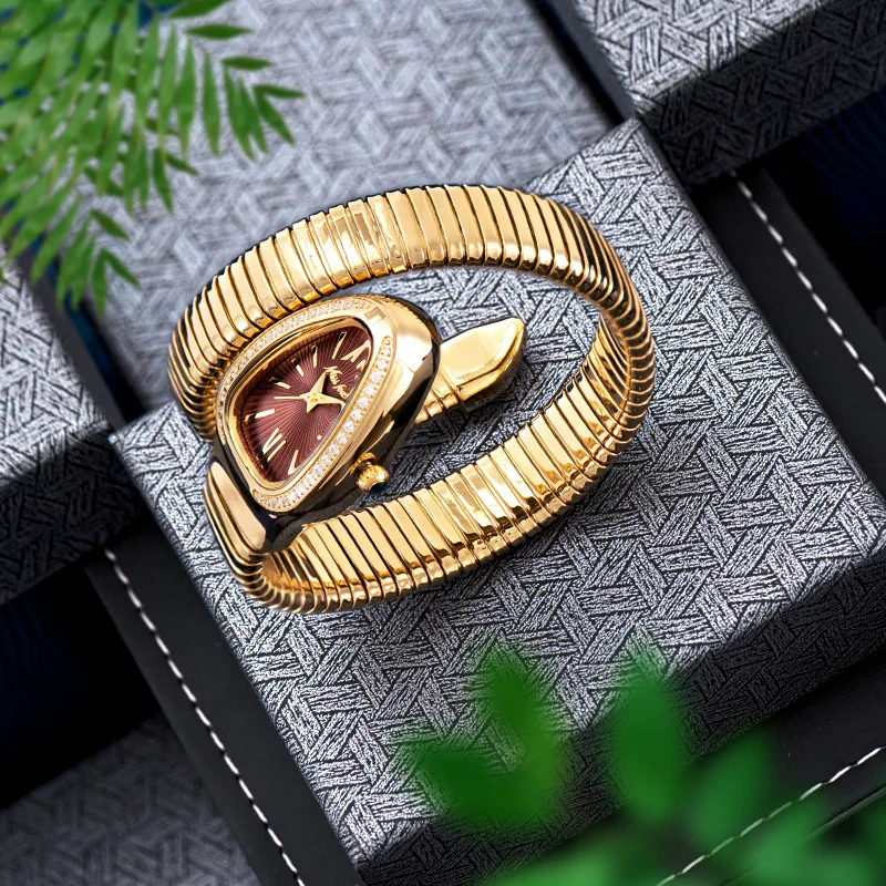 Women's Watches Snake Shape Bracelet Wrist Watch