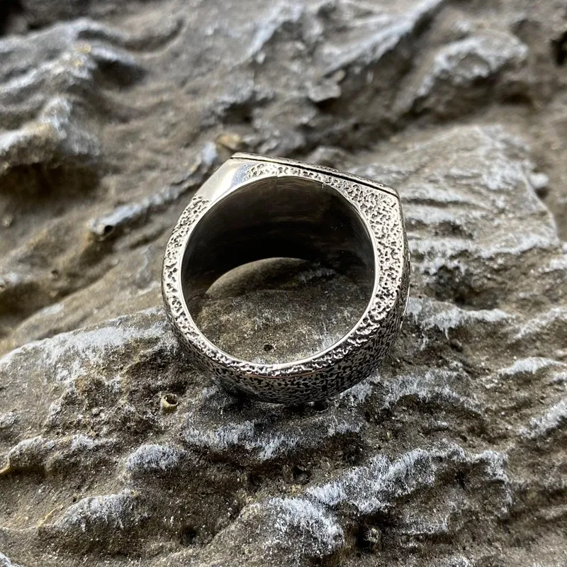 Cross Faith GOD Stainless Steel Ring