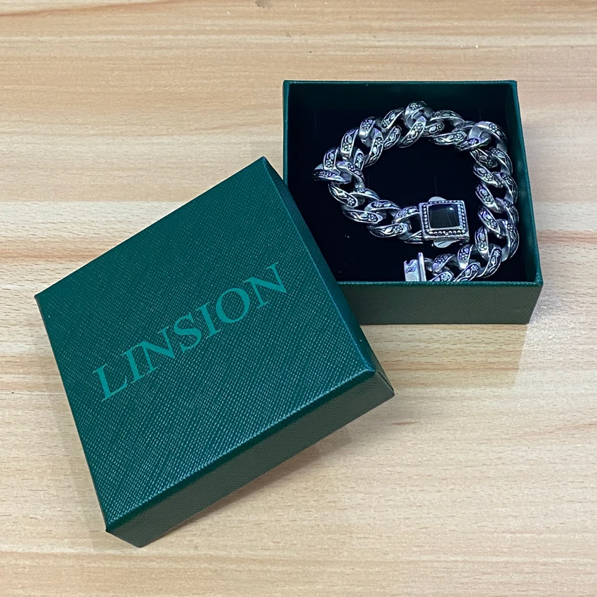 Solid 316L Stainless Steel Bracelets Floral Pattern