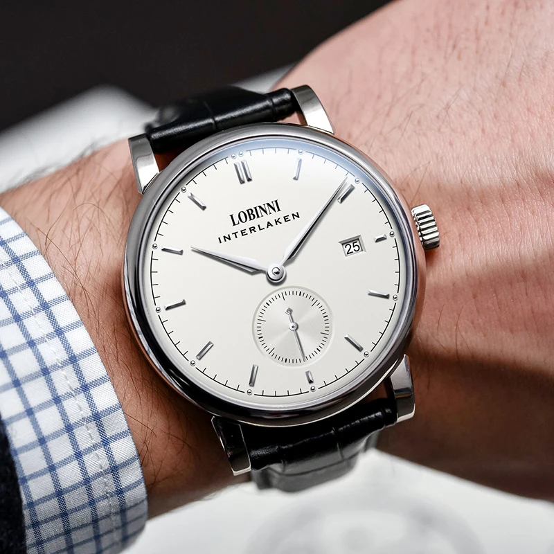 Lobinni Couple Watches Sapphire Vintage Leather