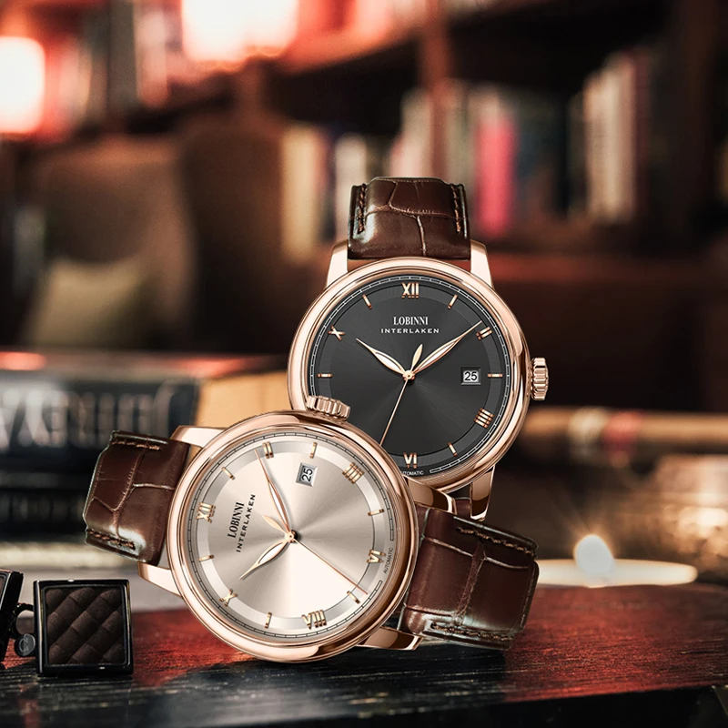 Lobinni Men's Watches Luxury Perpetual Calendar