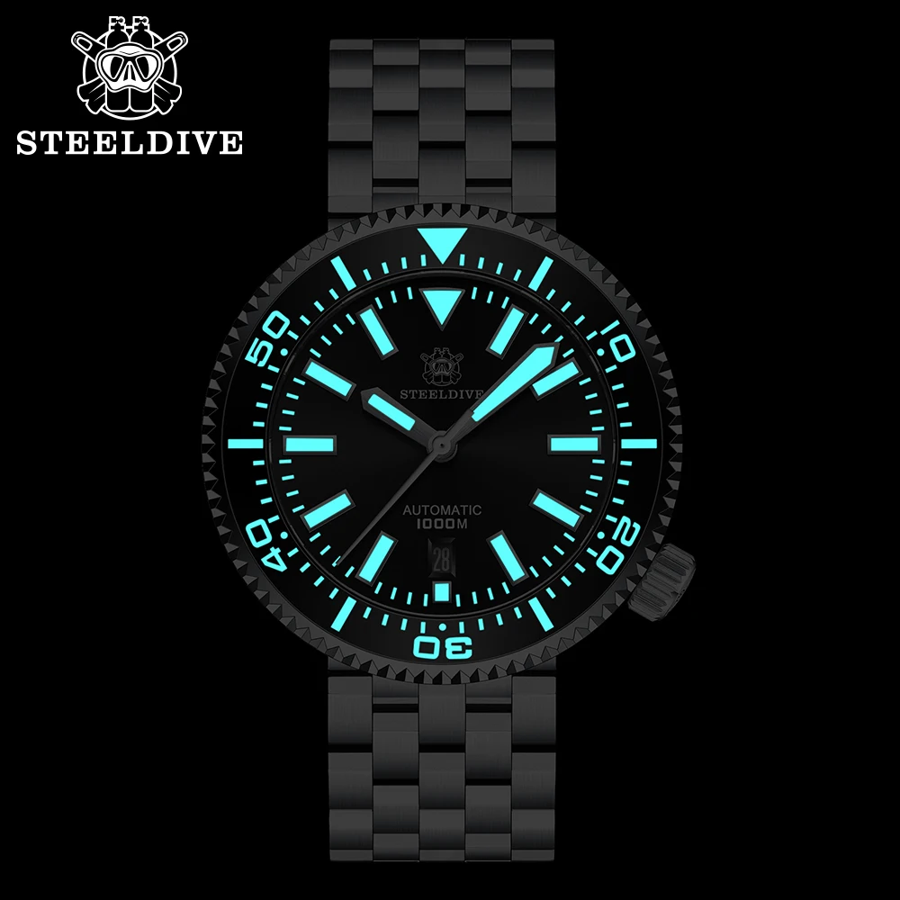 SD1976 STEELDIVE Automatic 1000m Diver Watch