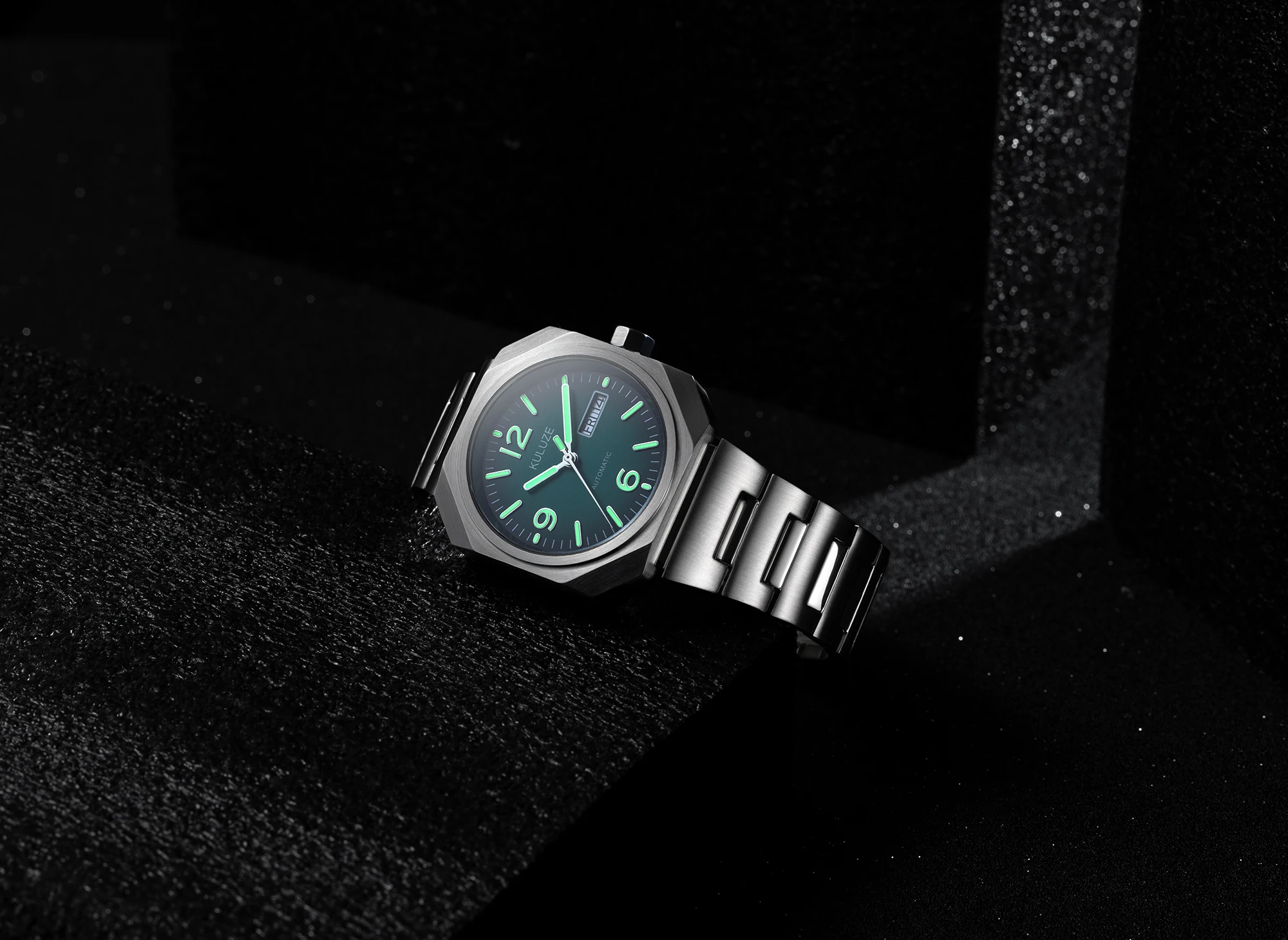 KULUZE Men's Automatic Watch Luxury Japan Movement
