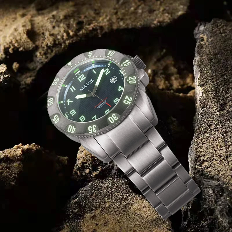 Japan Luxury Titanium Sport Automatic Mechanical Watch