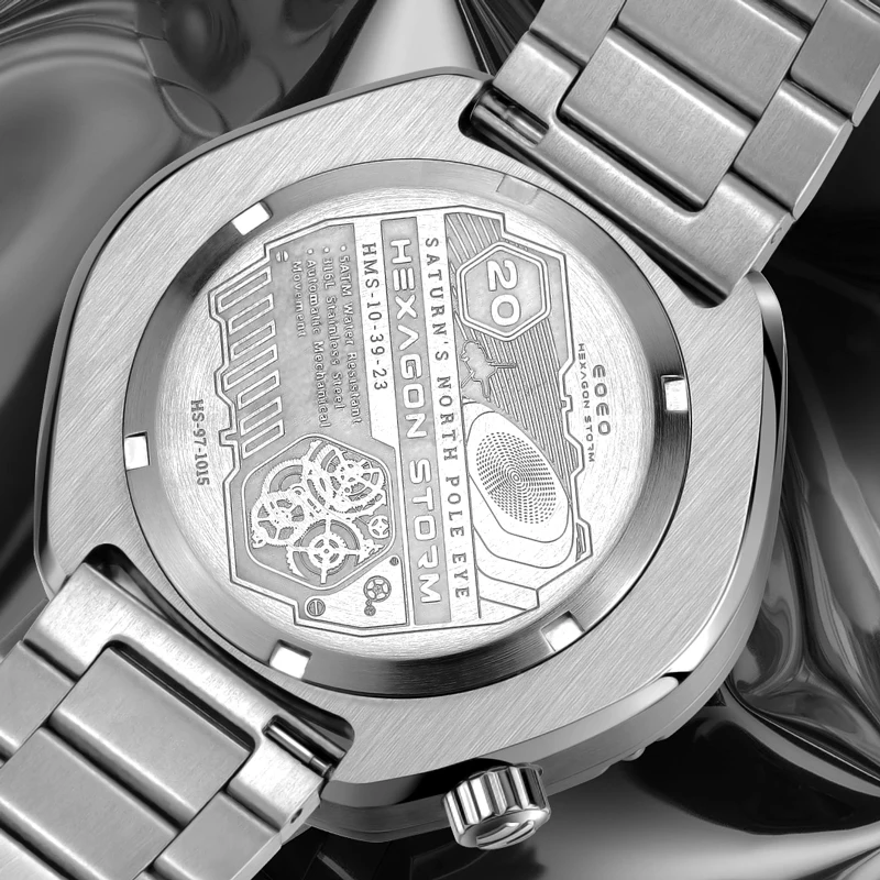 Hexagon Dial Quartz Men's Wrist Watches HS-9700