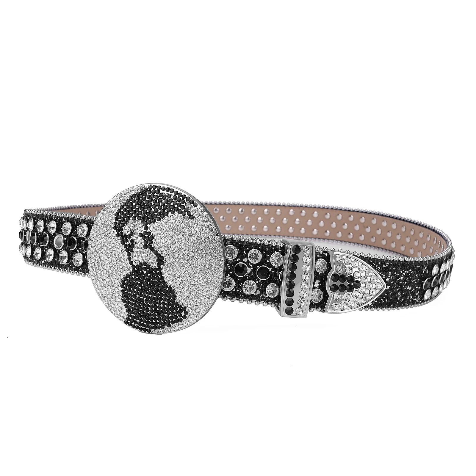 Western Bling Bling Crystal Diamond Studded Belts