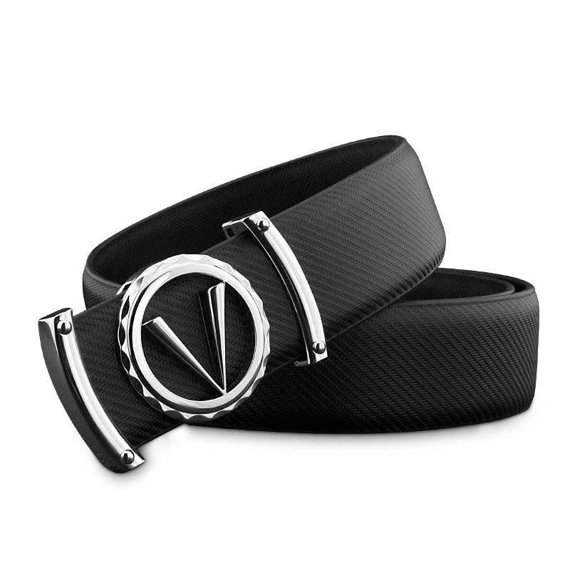 V Letter Black/White Fashion Designer Belts