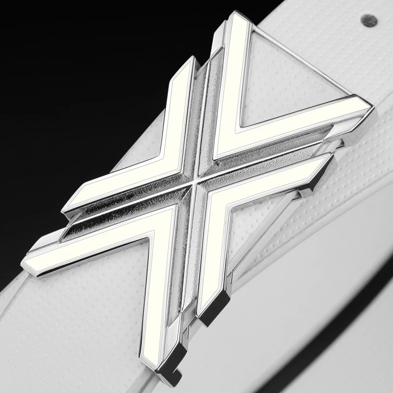 X Belt Mens Fashion Letter Buckle Designer Belts