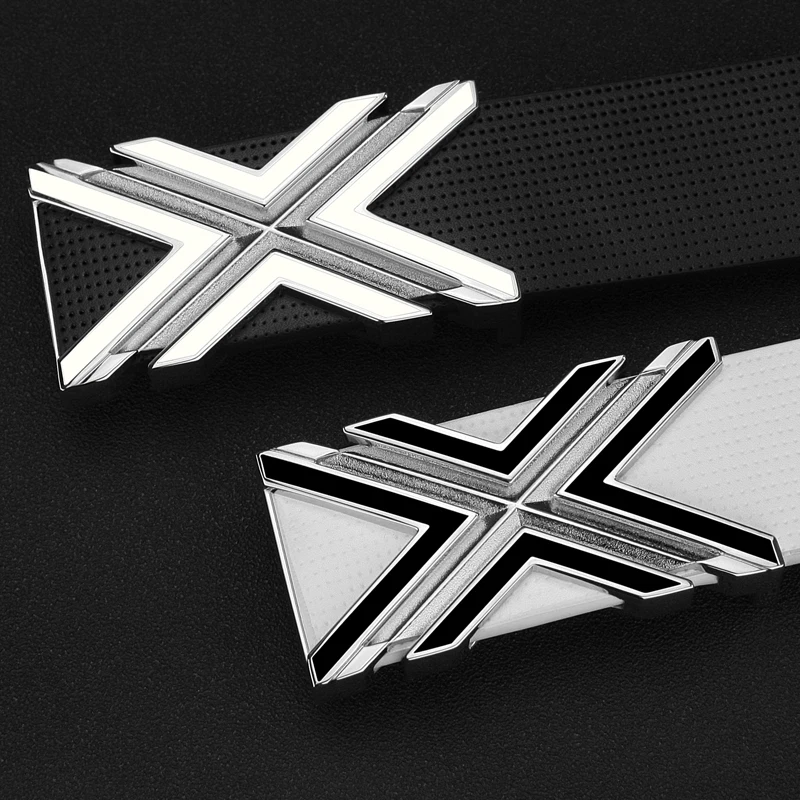 X Belt Mens Fashion Letter Buckle Designer Belts