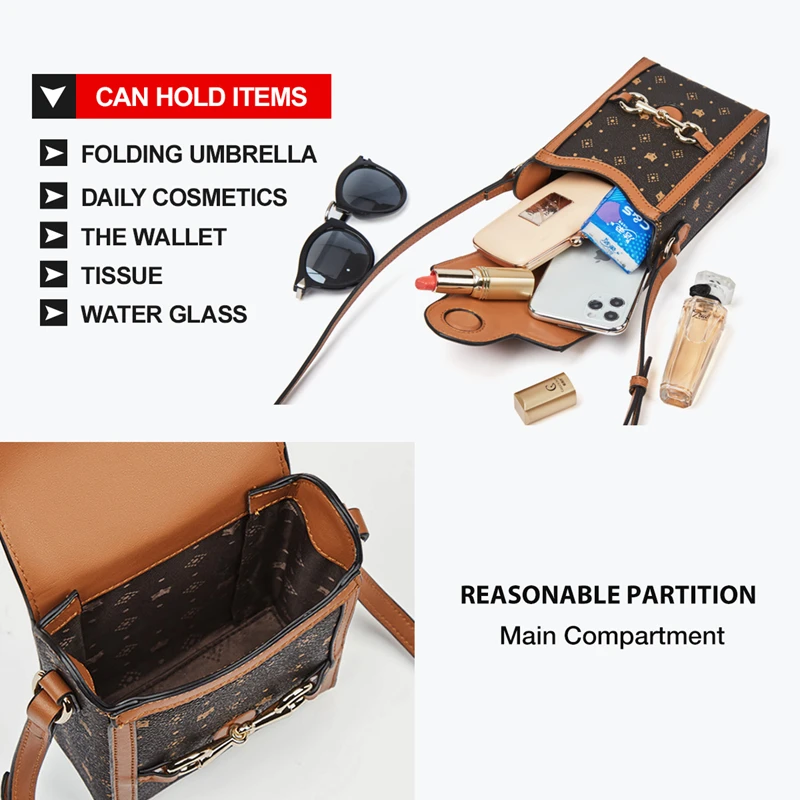 Crossbody Phone Bag Vintage Clutch Handbag