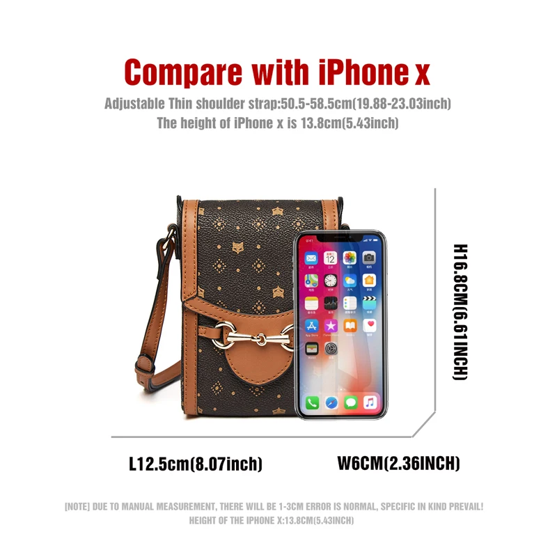 Crossbody Phone Bag Vintage Clutch Handbag