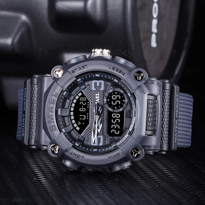 Sports Quartz Watches Analog-Digital Display Big Dial