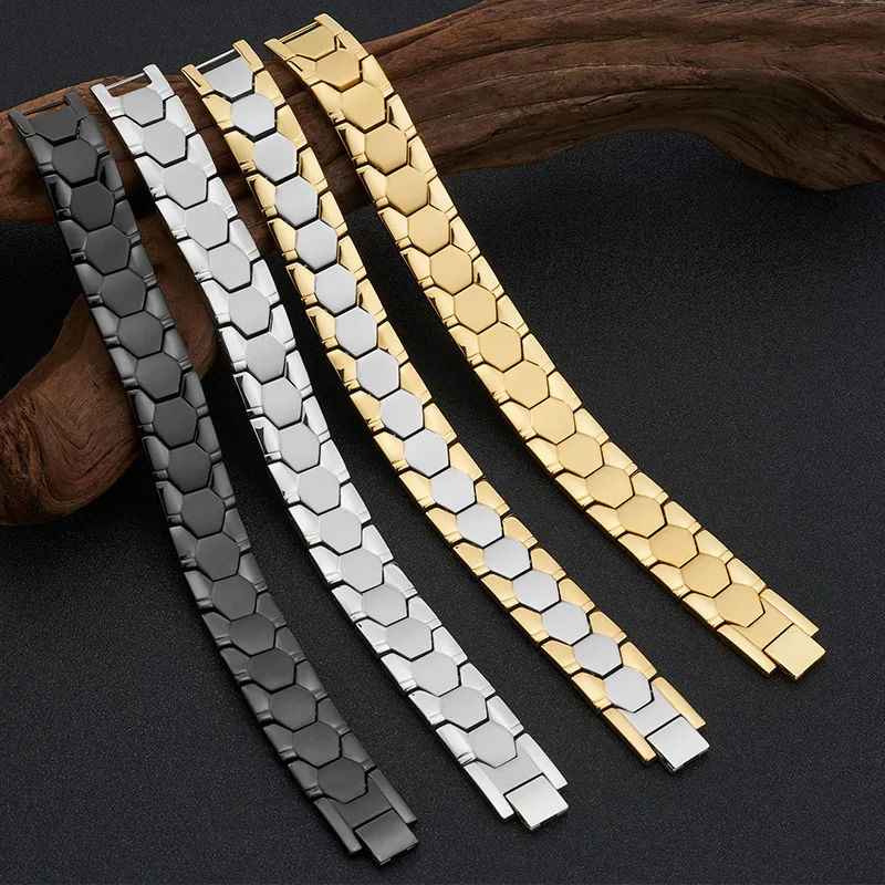 Men's Magnetic Therapy Stainless Steel Bracelet