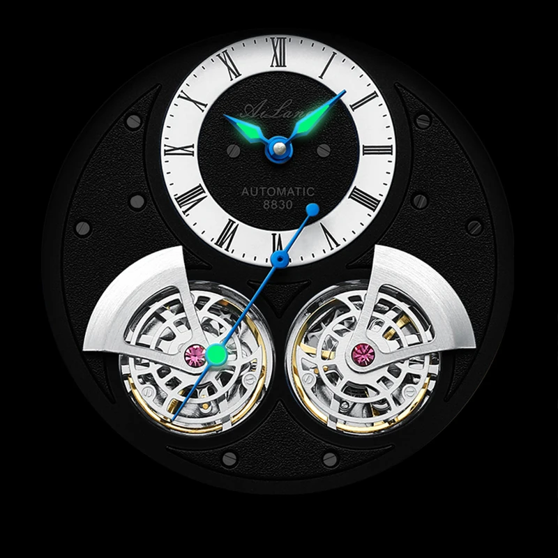 Double Pendulum Tourbillon Men's Watch AILANG 8822