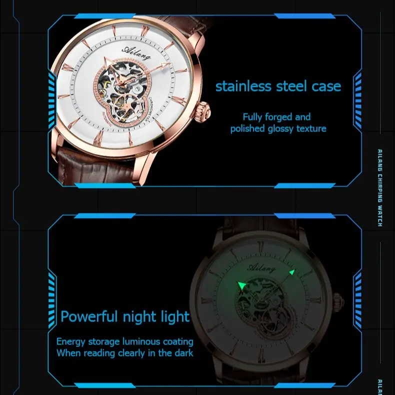 Luxury Waterproof Ultra Thin Hollow Out Watch