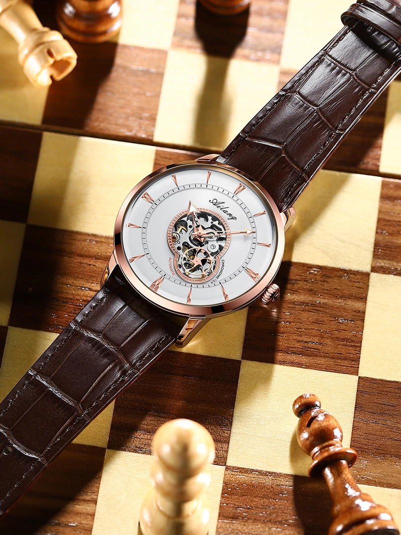 Luxury Waterproof Ultra Thin Hollow Out Watch
