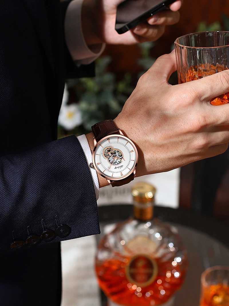 Luxury Waterproof Ultra Thin Hollow Out Watch