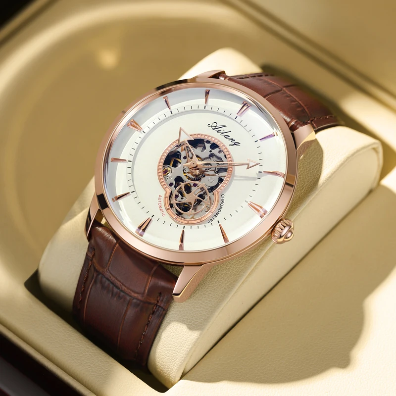 Luxury Waterproof Ultra Thin Hollow Out Watch