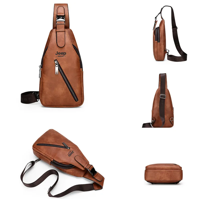 Men's Sling Bag Hiking Daypacks Chest Bag JEEP