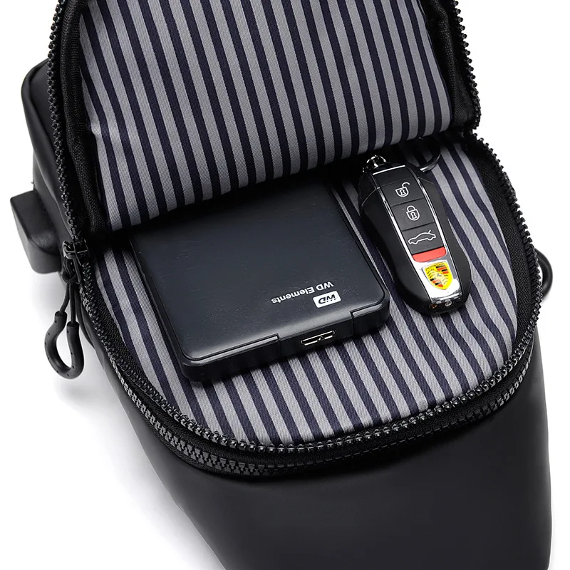 Chest Bag for Men Waterproof Sling Bag