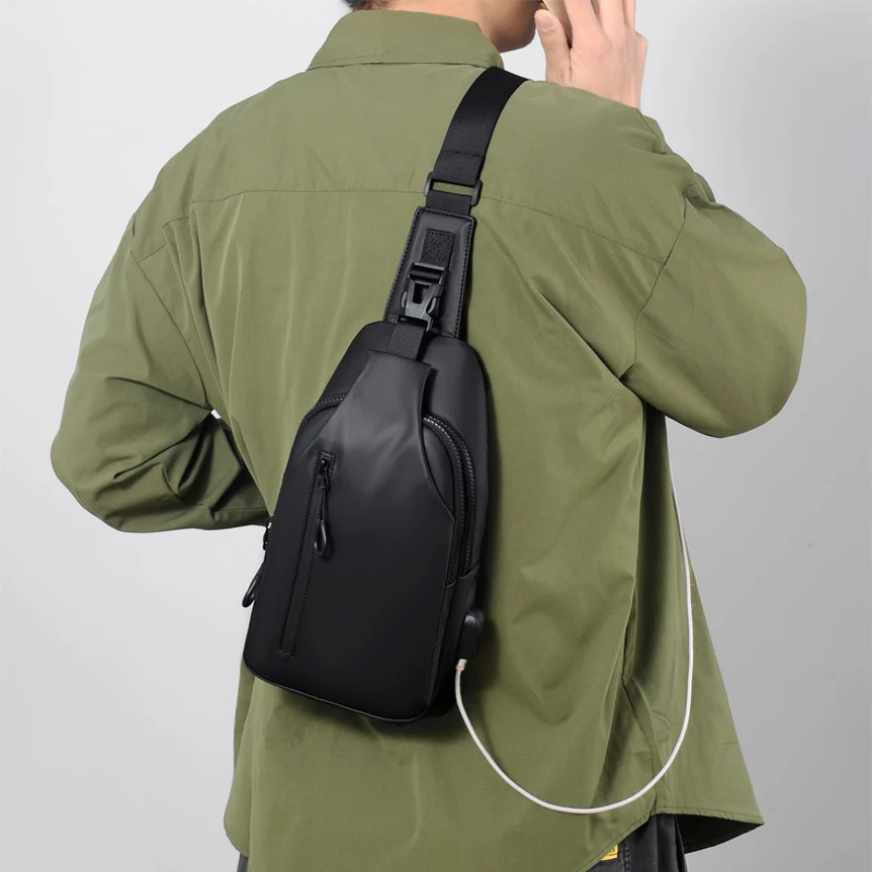 Chest Bag for Men Waterproof Sling Bag