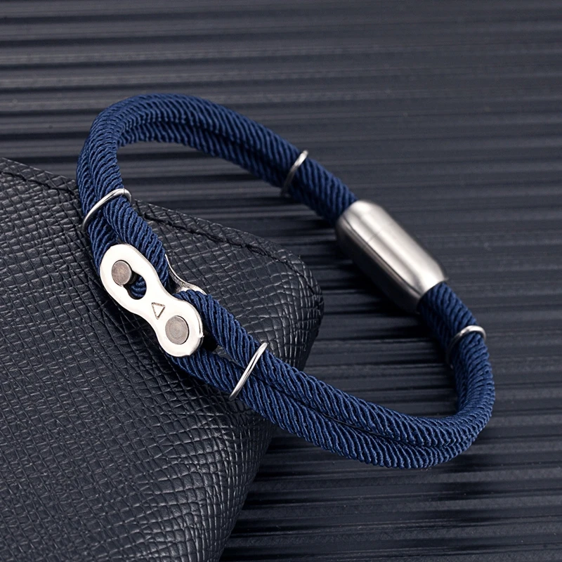 Nautical Rope Bracelets with Magnet Buckle