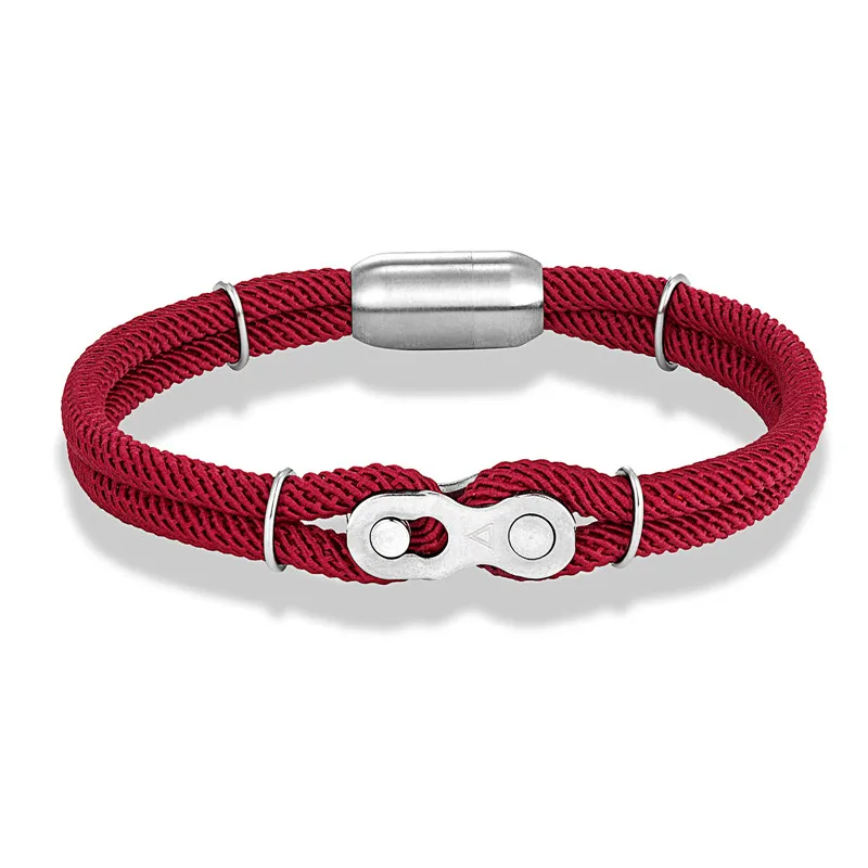 Nautical Rope Bracelets with Magnet Buckle
