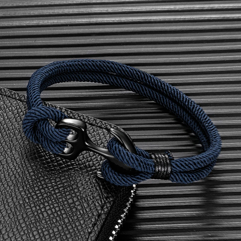 Anchor Bracelets Nautical Survival Rope Bracelet