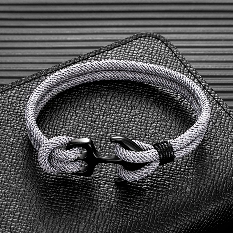 Anchor Bracelets Nautical Survival Rope Bracelet