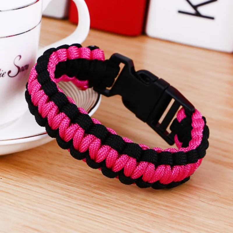 Survival Paracord Bracelet Outdoor Camping Hiking