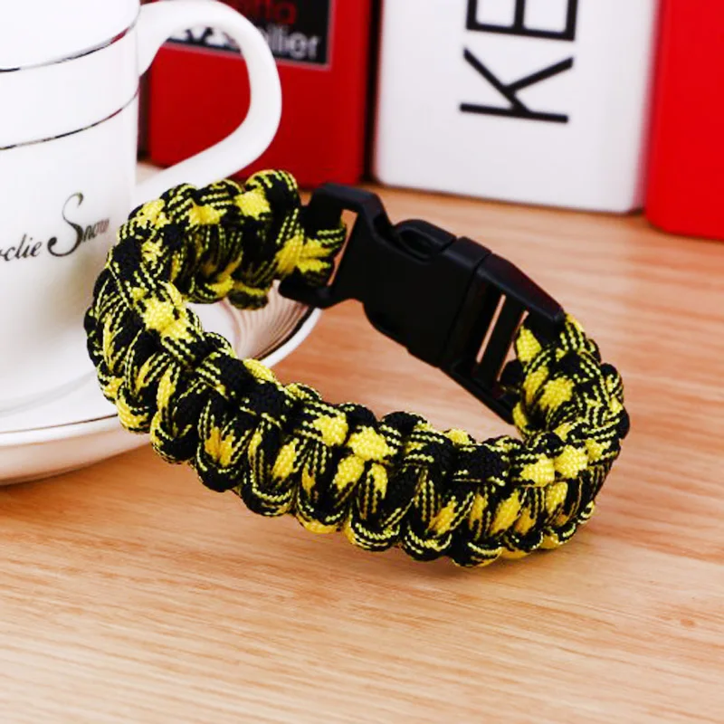 Survival Paracord Bracelet Outdoor Camping Hiking