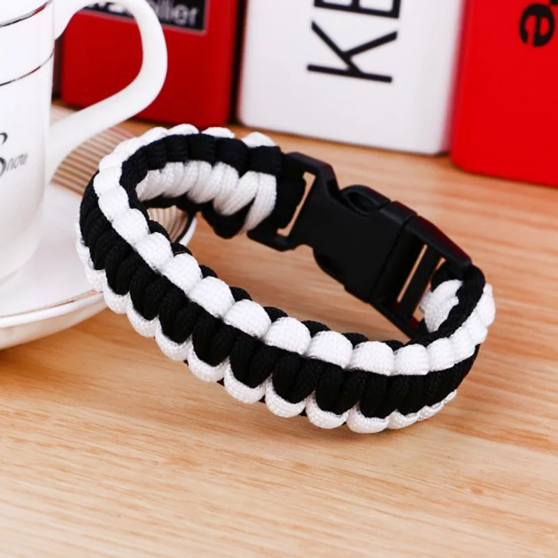 Survival Paracord Bracelet Outdoor Camping Hiking
