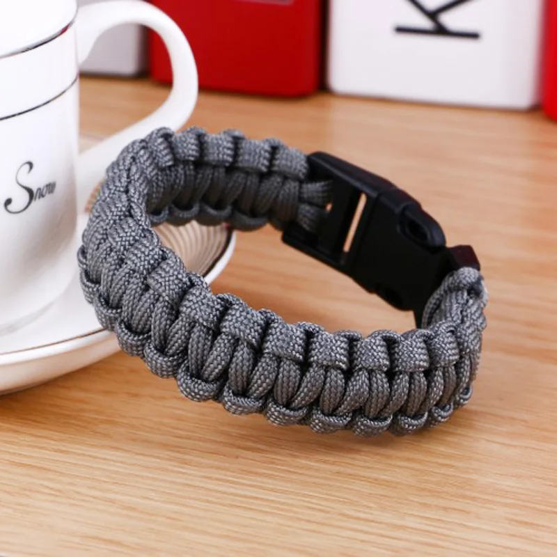 Survival Paracord Bracelet Outdoor Camping Hiking