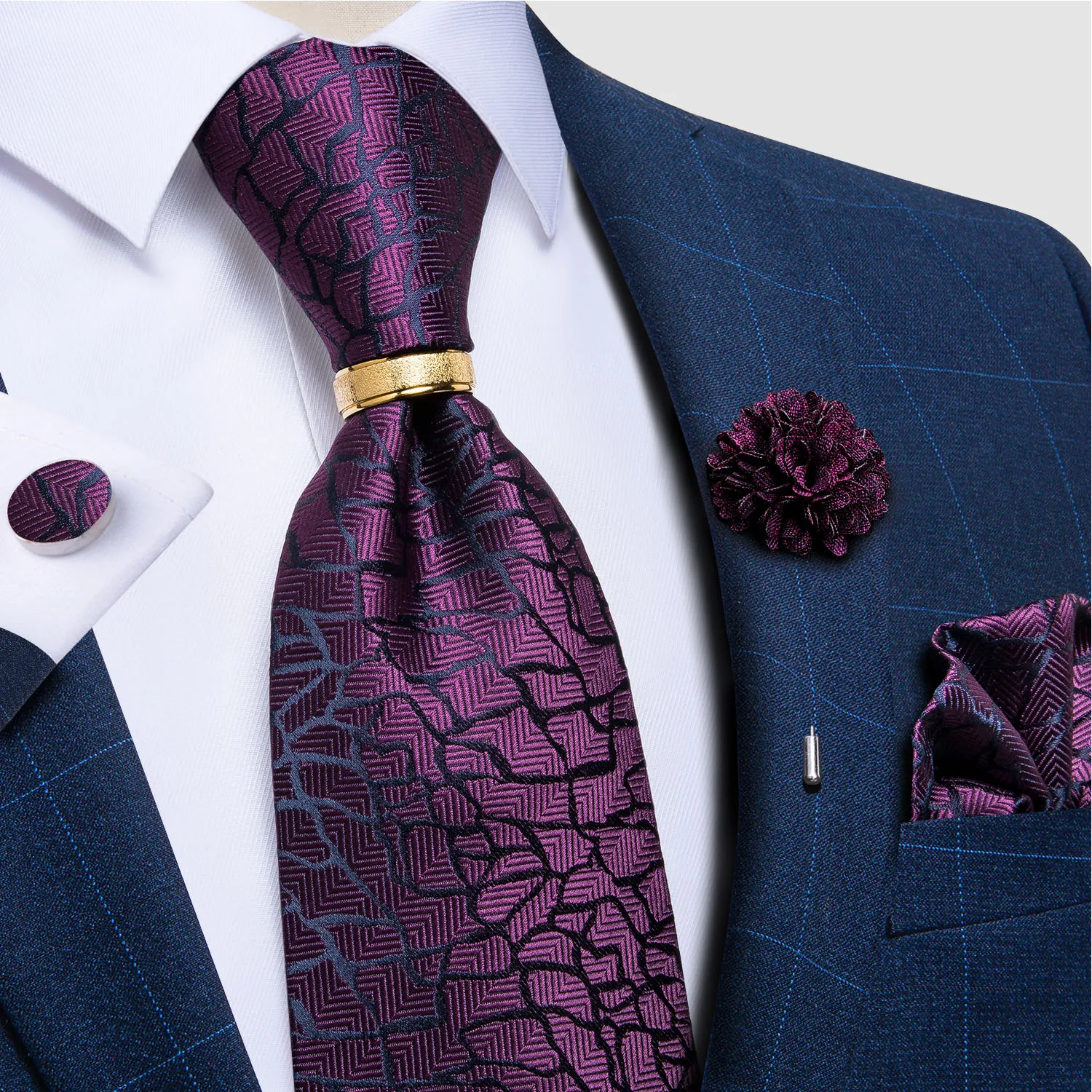 Designer Men's Wedding Silk Ties