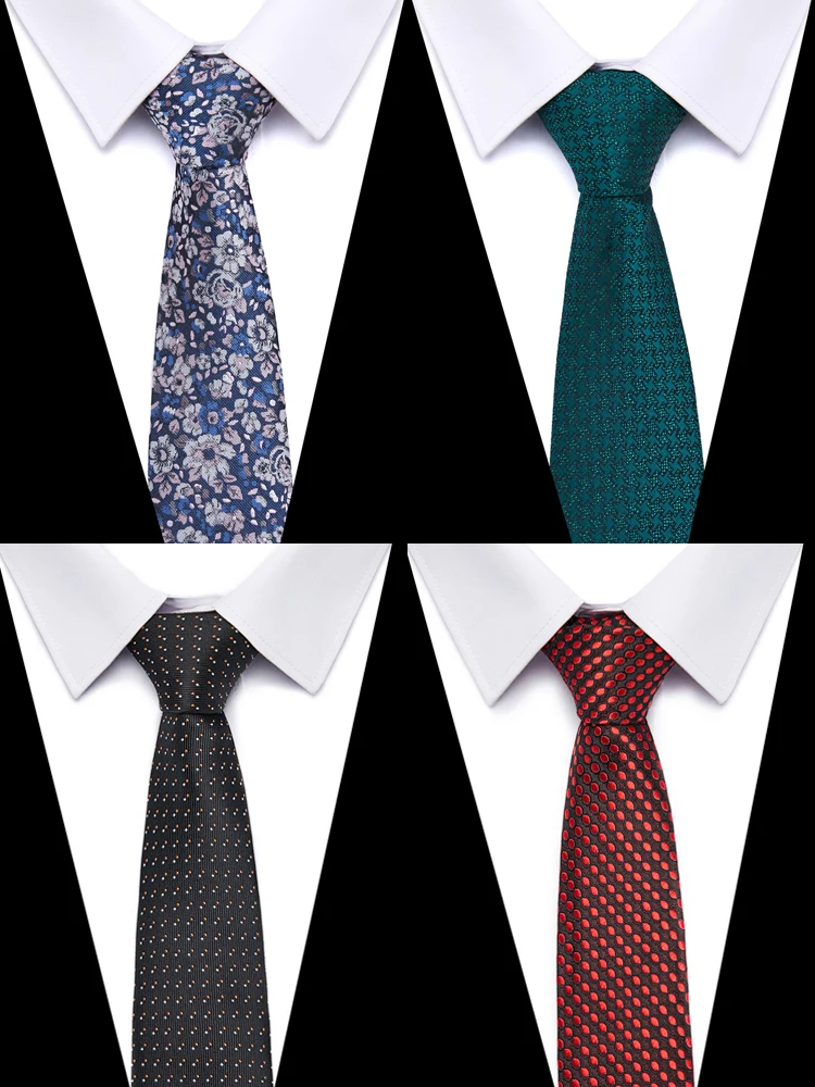 Elegant Floral Patterned Tie For Men