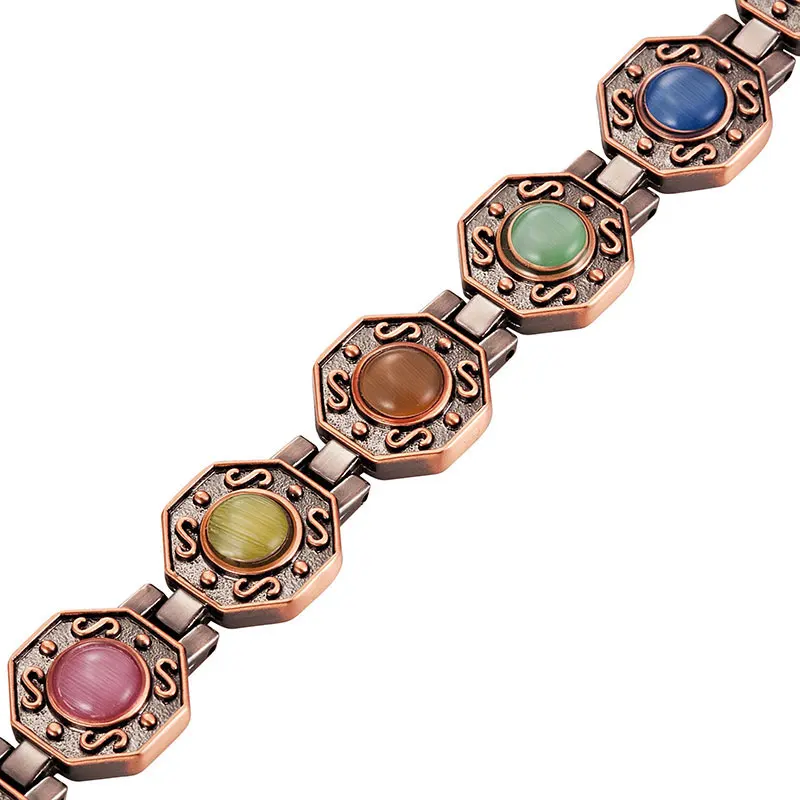 Antique Style Magnetic Therapy Bracelet for Women