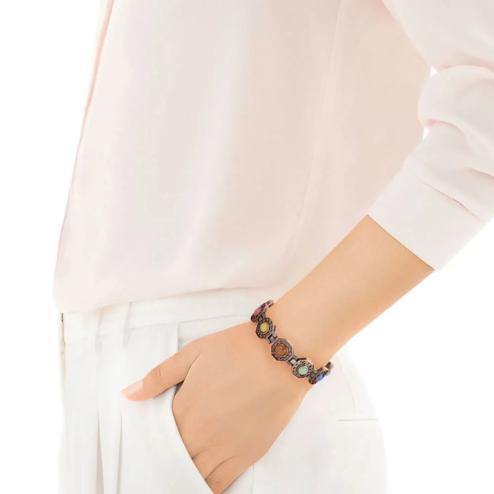 Antique Style Magnetic Therapy Bracelet for Women