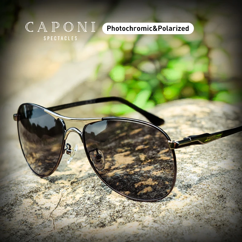 Driving Photochromic Polarized CAPONI Sunglasses
