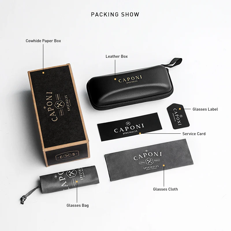 Driving Photochromic Polarized CAPONI Sunglasses