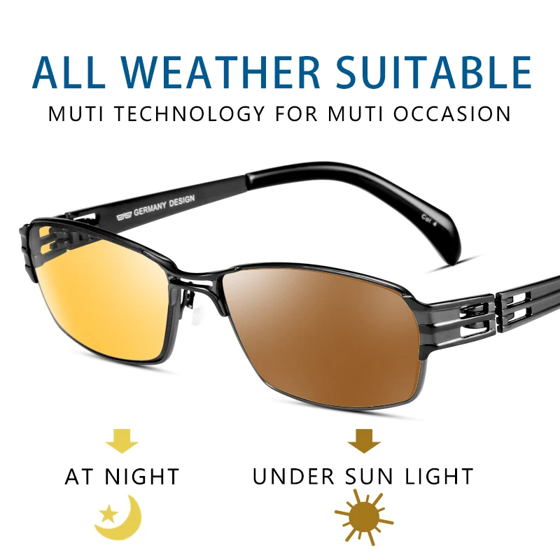 Photochromic Day and Night Sunglasses Caponi