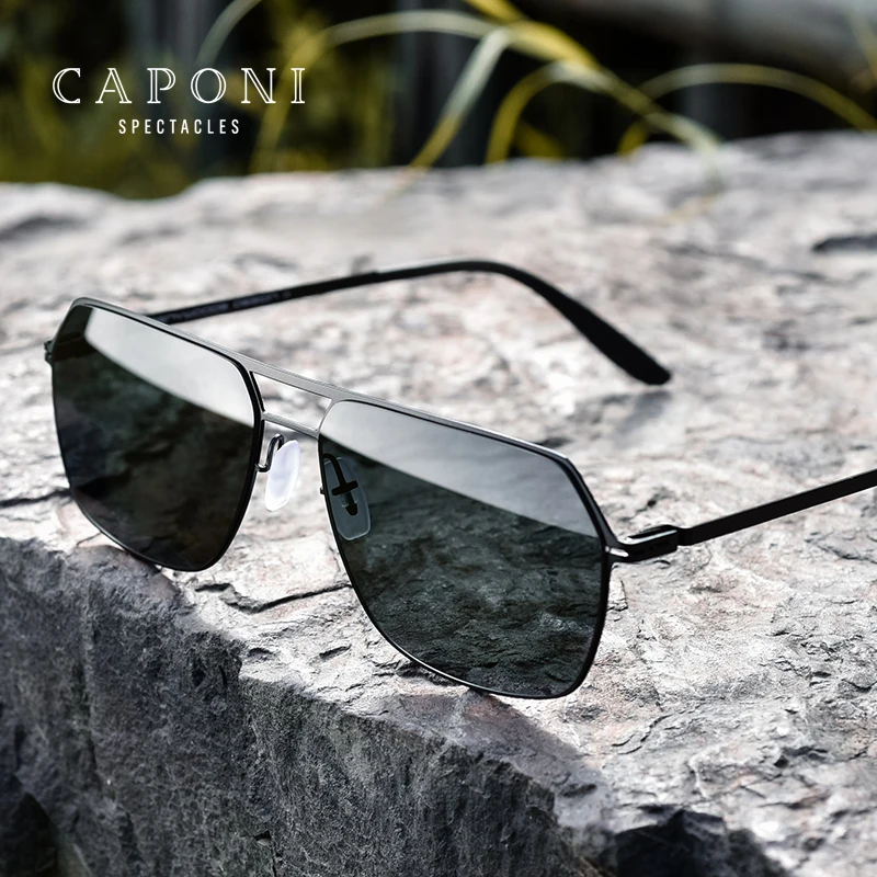 Square Polarized Sunglasses Nylon Lens UV Protect