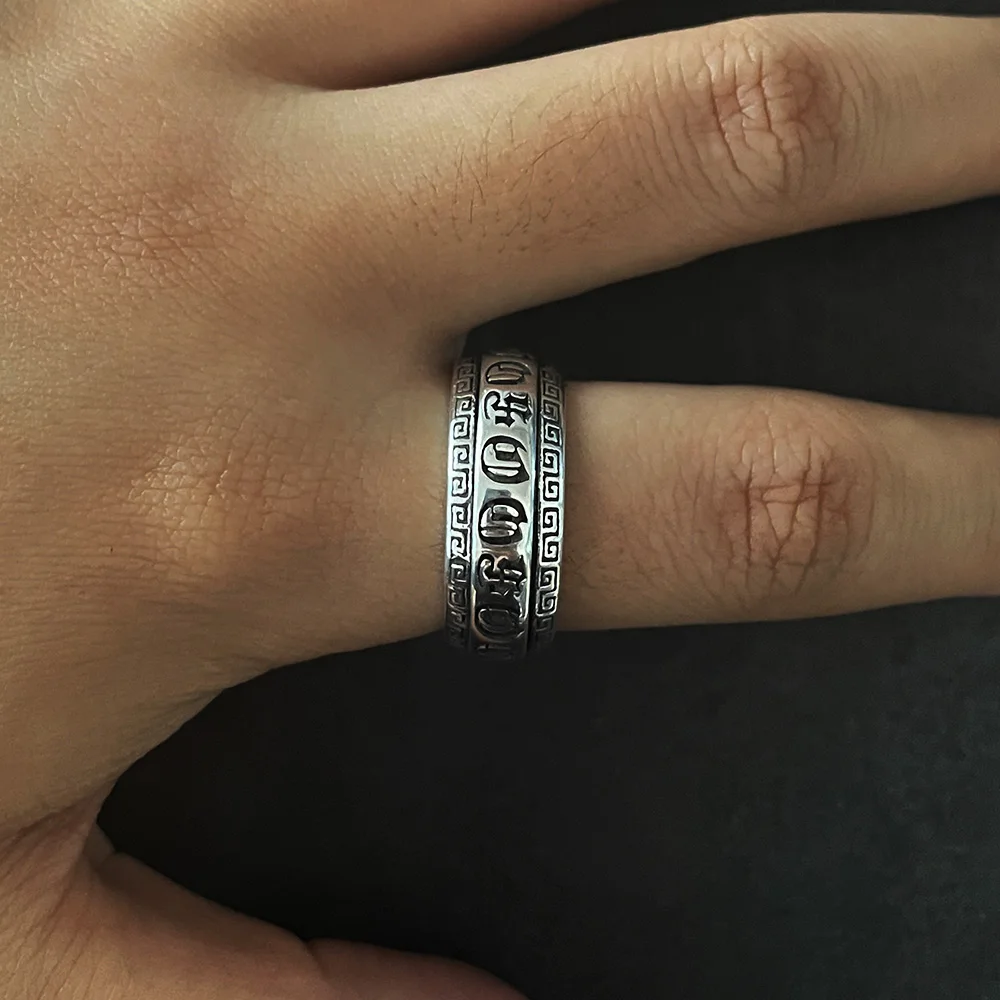 925 Sterling Silver Buddha Ring