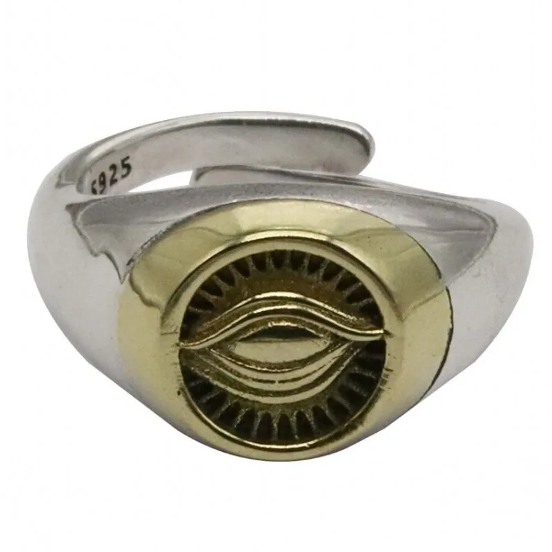 S925 Sterling Silver Eye of Horus Ring