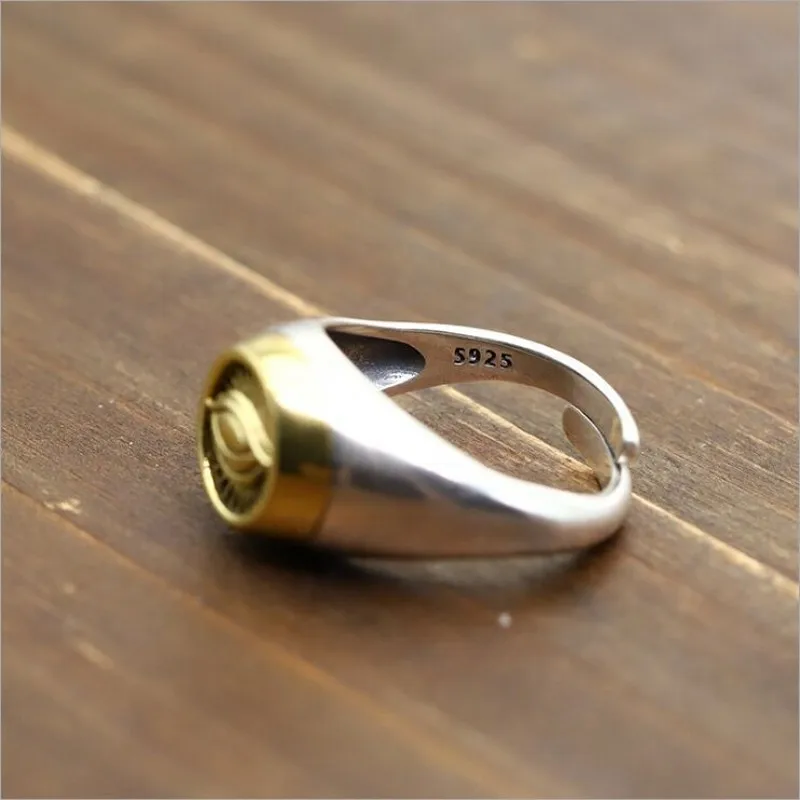 S925 Sterling Silver Eye of Horus Ring