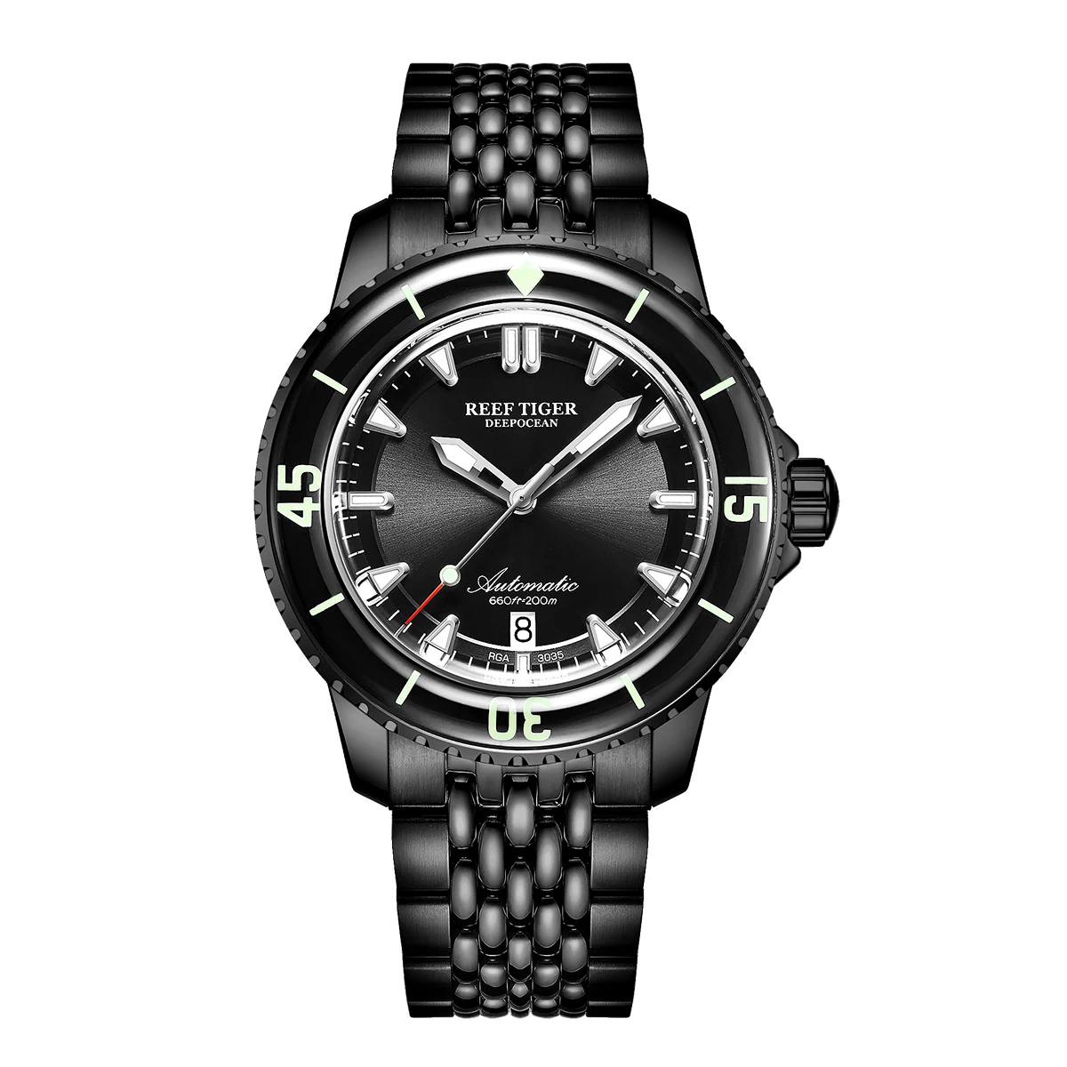 Reef Tiger Watch Sapphire Crystal Bracelet