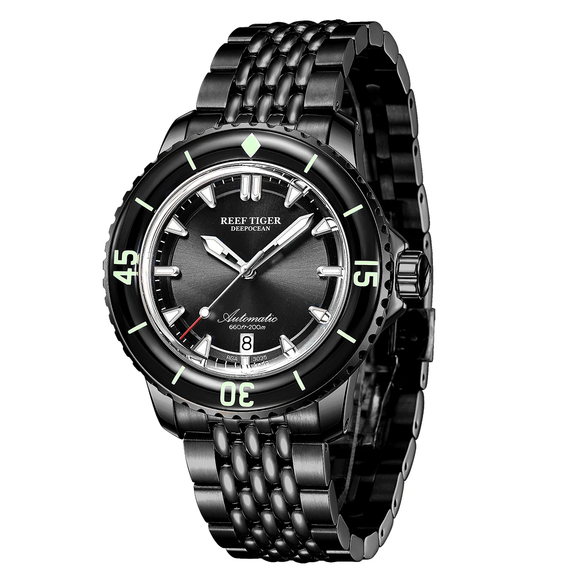 Reef Tiger Watch Sapphire Crystal Bracelet