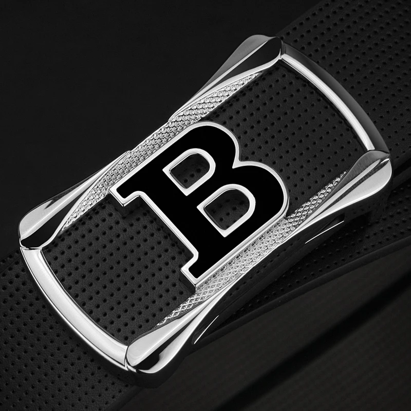 Letter B Buckle Mens Designer Belt
