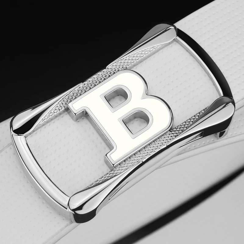 Letter B Buckle Mens Designer Belt