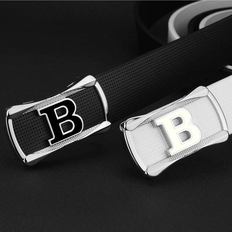 Letter B Buckle Mens Designer Belt