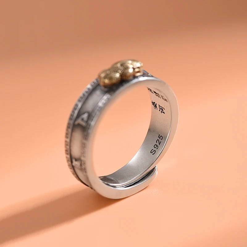 Trendy S925 Silver Pixiu Ring